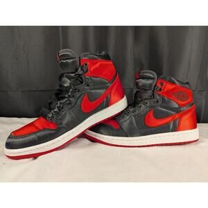 Jordan 1 Retro High OG Satin Bred Women’s Size 8.5 (M 7) FD4810-061 Used w/ Box